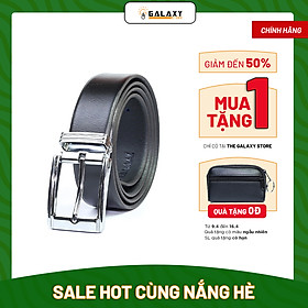 Dây Nịt Thắt Lưng Nam Da Bò Cao Cấp 2 Lớp Da Galaxy Store GDNN09