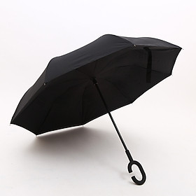 Dù gấp ngược chuyên dụng cho ô tô, tay cầm chữ C treo đồ tiện lợi, giảm tia cực tím