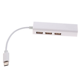 USB-C USB 3.1 Type C to USB HUB With Lan Adapter for Apple Macbook Air