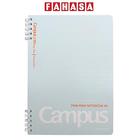 Sổ Lò Xo Kusumi A5 - Kẻ Ngang - 160 Trang 70gsm - Campus RN-A5L160KU-MB - Màu Xanh