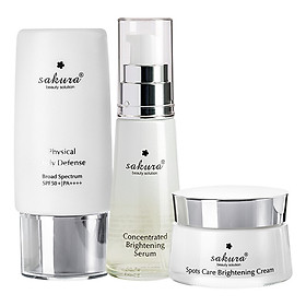 Bộ Sản Phẩm Trắng Da Sakura Brightening Set