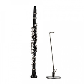 Mô Hình Kèn Clarinet Mini Trang Trí Để Bàn