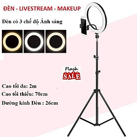 Mua Đèn Livestream  Đèn Makeup - Đèn Chụp Ảnh 26cm Siêu Nét Hot 2020