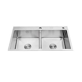 Mua Chậu rửa chén bát Inox đúc nguyên khối 2 hộc
