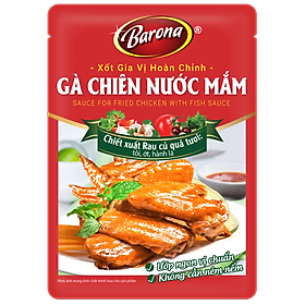 Xốt Gia vị hoàn chỉnh Barona - Gà Chiên Nước Mắm 80gr