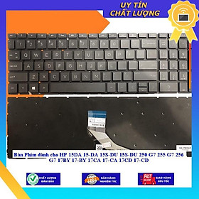 Mua Bàn Phím dùng cho HP 15DA 15-DA 15S-DU 15S-DU 250 G7 255 G7 256 G7 17BY 17-BY 17CA 17-CA 17CD 17-CD  - MÀU BẠC - CÓ ĐÈN - Hàng Nhập Khẩu New Seal