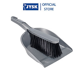 Bộ chổi quét bụi | JYSK Folmer | polypropylene | xám | R19xD31xC9cm