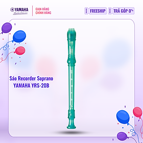 Mua Sáo dọc Recorder Soprano Rainbow YAMAHA YRS-20BB kèm túi đựng - Tiêu chuẩn giáo dục quốc tế