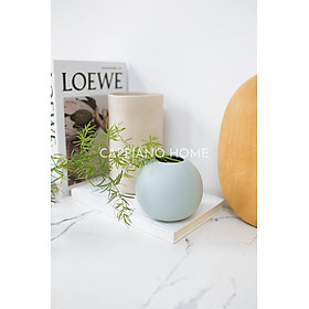 Mua Lọ hoa mini hình tròn  bình hoa trang trí tiện lợi | Cappiano home