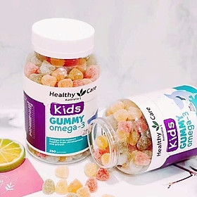 Hình ảnh Omega 3 cho bé Healthy Care Kids Gummy Hỗ trợ phát triển trí tuệ toàn diện, tăng cường thị lực, Giúp bé học tập và ghi nhớ tốt hơn - OZ Slim Store