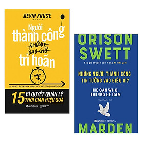 Combo 2 Cuốn Sách Hay:  Người Thành Công Không Bao Giờ Trì Hoãn + Những Người Thành Công Tin Tưởng Vào Điều Gì? - (Top Sách Bán Chạy Nhất / Tặng Kèm Bookmark Greenlife)