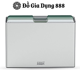 Bộ Thớt Kháng Khuẩn Joseph Joseph Folio Large 60197, 4 Thớt Nhựa Cao Cấp, Chân Chống Trượt, Nhập Đức