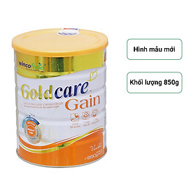 Sữa bột Wincofood Goldcare Gain: thích hợp cho mọi đối tượng và trẻ từ 1 tuổi trở lên giúp tăng cân và tăng cường thể lực