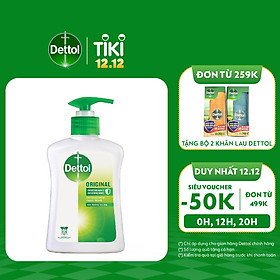 Nước rửa tay diệt khuẩn Dettol - Chai 250g