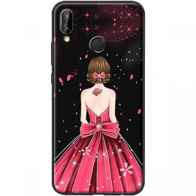 Ốp lưng dành cho điẹn thoại Huawei Nova 3I-Mẫu Cô gái váy hồng
