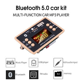 Mua Module Bluetooth - Mạch giải mã Âm Thanh Bluetooth 5.0  Thẻ nhớ  Màn hình màu  5v - 12v dùng cho Amply  Loa kéo  Xe hơi