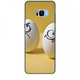 Ốp lưng dành cho điện thoại  SAMSUNG GALAXY S8 PLUS Đôi Bạn Trứng Cute