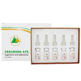 Hộp 5 lọ Tinh chất Carlmark BTX làm mờ nếp nhăn, nám sạm - Bio Nano Concentrated Carlmark BTX Argireline và Adenosine (3ml x 5)