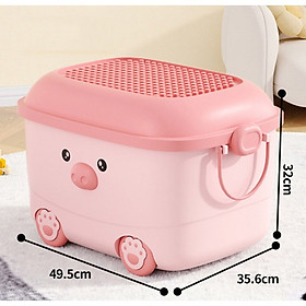 Mua Thùng Đựng Đồ Chơi Cho Bé Nubie  Hộp Đựng Đồ Dùng Đa Năng Có Bánh Xe Cho Bé  Mặt Bàn Chơi Lắp Ráp