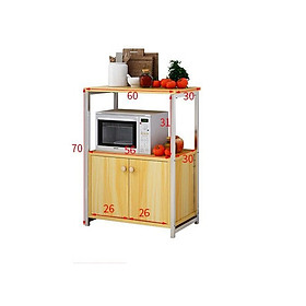 Kệ bếp đa năng 170-1 loại để được lò vi sóng lò nướng nồi cơm điện khung thép sơn tĩnh điện chống bong tróc, hàng được sản xuất tại Việt Nam