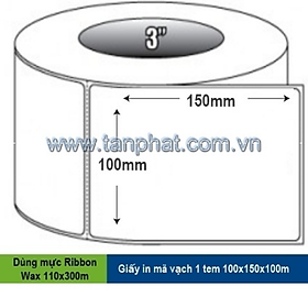 Mua Giấy in mã vạch 1 tem 100x150x100m