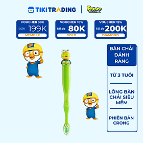 Bàn chải đánh răng siêu mềm phiên bản Crong cho bé từ 3 tuổi