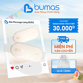 Đai Chườm Nóng, Máy Massage Giảm Đau Bụng Kinh BUMAS BU01 - Hỗ Trợ Chống Lão Hoá Da Sau Sinh - Hàng Chính Hãng