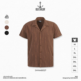 Sơ mi nam họa tiết vải bamboo Old Sailor - O.S.L COBAN BAMBOO SHIRTS - PREMIUM - 88527 - Big size upto 5XL