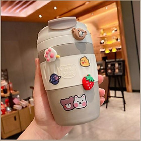 Mua Bình nước cute  bình nước bình giữ nhiệt inox 304 an toàn  đựng nước