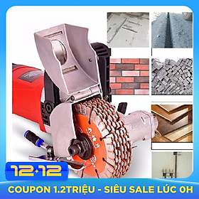 Máy cắt rãnh tường chuyên nghiệp 4800w, lắp được 5 tới 7 lưỡi