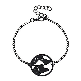 Retro  Round Pendant Women Adjustable Chain Bracelet Charm Jewelry