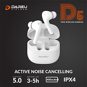 Tai nghe không dây DAREU D5 ANC (TWS EARBUDS, BT 5.0) - Hàng Chính Hãng