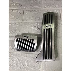 Bộ ốp trang trí chân ga chân phanh xe dành cho xe Mazda 3 2015/2019