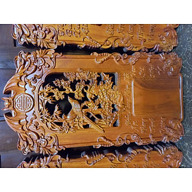 Mua Đốc lich treo tường bằng gỗ hương nguyên khối