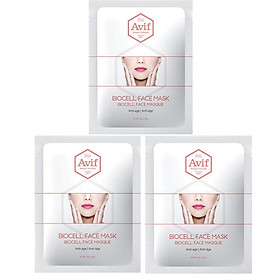 Combo 3 mặt nạ Avif biocell dưỡng da giảm lão hóa - Avif biocell anti-age face mask
