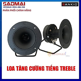 Mua Bộ 2 Loa Treble Sankio JBM họng tròn  từ nam châm lớn 70mm - Hàn sẵn 2 tụ và 2m dây loa - Hàng chính hãng