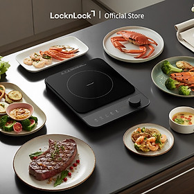 Mua Bếp điện từ Locknlock Induction cooker EJI351BLK công suất 2000W - Màu đen - Hàng Chính Hãng - JoyMall