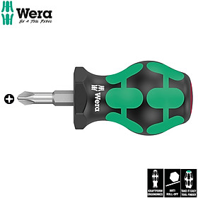 Tua vít ngắn 4 cạnh  PH2  với tổng chiều dài 79mm cho không gian hẹp, 350 PH Phillips-head Stubby/carburetor screwdriver Wera 05008851001