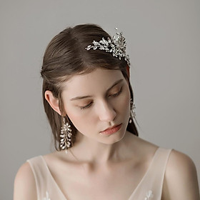 Crystal Headband Wedding Party Hair Band Rhinestone Headpiece Vine W/Ribbon
