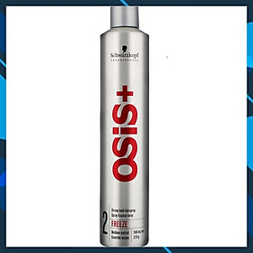 Gôm xịt giữ nếp cứng vừa Schwarzkopf OSiS+ Freeze Strong Hold Hairspray 300ml