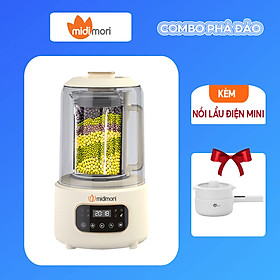 Combo Máy Làm Sữa Hạt Đa Năng Midimori MDMR-668 (1000W) Và Nồi Lẩu Điện Mini MDMR-568 (750W) - Hàng Chính Hãng