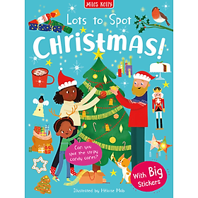 Sách Lots To Spot: Christmas! Sticker Book - Phương Nam Book