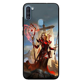 Ốp lưng dành cho Samsung A11 mẫu Cô Gái Trượng Đỏ