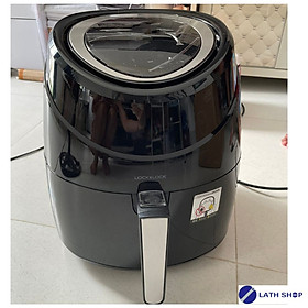 Nồi Chiên Không Dầu Điện Tử Lock&Lock Air Fryer 5.2L Màu Đen EJF259BLK - Bảng Điện Tử Phía Trên - Hàng Chính Hãng