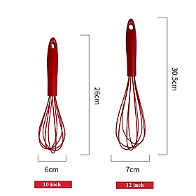 Dụng cụ đánh trứng cầm tay- Cây phới đánh trứng, khuấy trộn bột, đánh bông kem bơ bằng silicon tiện lợi GD531-DanhTrung - 10