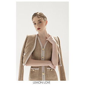 Áo khoác Tweed dáng ngắn Lemonlove