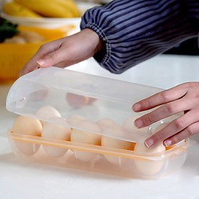 Combo 3 khay đựng trứng 10 ngăn có nắp đậy nội địa Nhật Bản