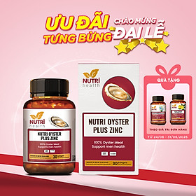 Viên Uống Tinh Chất Hàu New Zealand NUTRI OYSTER PLUS ZINC 60 Viên