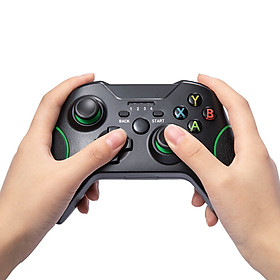 Tay cầm chơi game không dây Hỗ trợ Rung chắc chắn đầm tay - Hỗ trợ kết nối PC và Android và Playstation - Chơi fifa online 4 and game on steam joystick