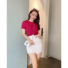 Áo thun nữ trơn THỎ TÂY A69